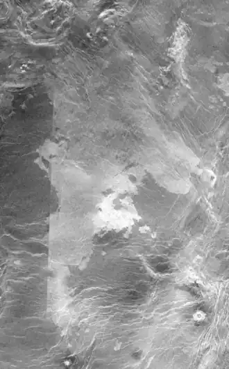 Radarbeeld van ruimtesonde Magellan