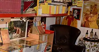 Interieur van de Bommelzolder