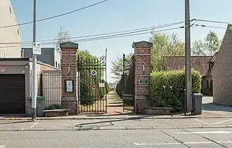 Toegang tot de begraafplaats