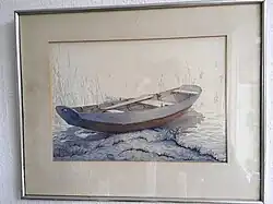 Stilleven, Boot op oever, 1941
