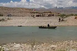 De oversteek van de Rio Grande naar Mexico