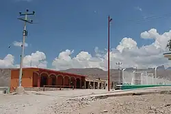 Het centrum van Boquillas del Carmen