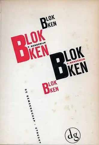 1931 - F. Bordewijk - Blokken - Omslag