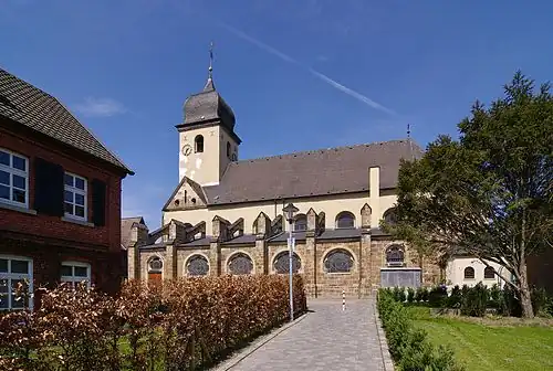 R.K. St.-Stevenskerk (Stephanus-Kirche), Bork (1724, barok)
