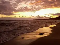 Zonsondergang bij Boderne