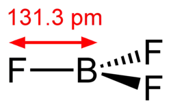 Structuurformule van boortrifluoride