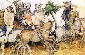 Miniatuur van Bors en Lionel