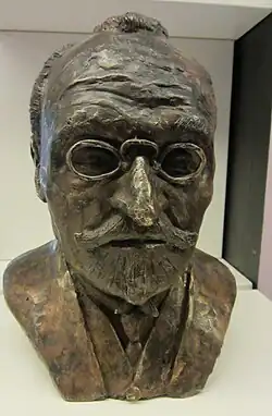 Borstbeeld van Postma door Frans Tiessen