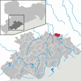 Kaart van Borstendorf