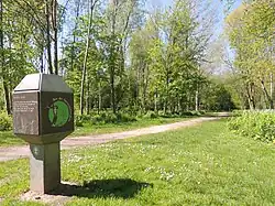 Vroegere ingang van het bos