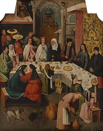 De Bruiloft van Kana naar Jheronimus Bosch