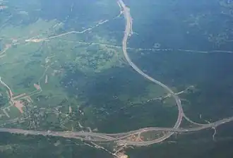 Luchtfoto van Bosiljevo