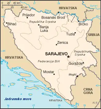 Bosnië en Herzegovina.