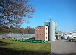 Zicht op een gebouw