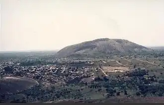 Boundiali in het noordwesten van Ivoorkust (foto: 1997).