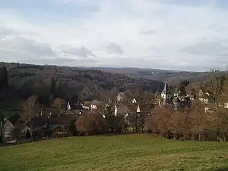 Gezicht op Moutier-Rozeille
