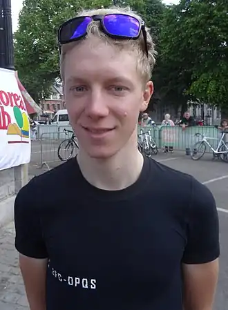 De Tier in de Grand Prix Criquielion van 2014.