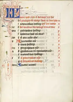 Mei in het Bout Psalter-getijdenboek