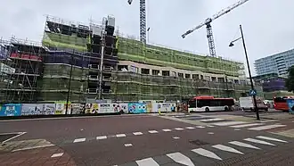 De bouw van Orchard I en II in november 2024.