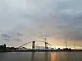 16 juli 2020: Bouw nieuwe brug van Genenbos op het montage-terrein.