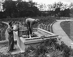 Bouw van het mausoleum (1947)