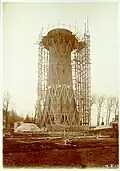 ± 1912, toren in aanbouw