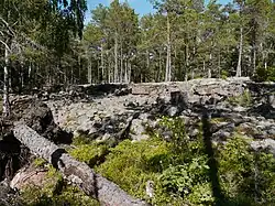 Restanten van de kazerne