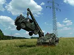 Leopard 1, zware bergingstank