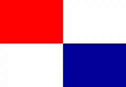 Vlag van de Provincie Ceará voor 1922.