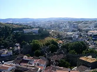 Uitzicht vanaf het kasteel