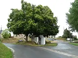 Kapel op kruispunt in Avennes