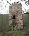 De bergfried van deze ruïne