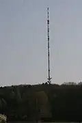 Radio- en tv-zendmast van de NDR op de heuvel Schleptruper Egge