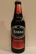 Brand Dubbelbock in oude fles (tot 2014)