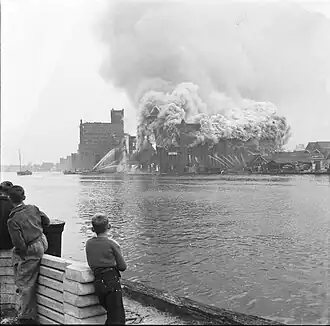 Het brandende Zaansch Veem