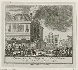 Brand in de Waag, 1779
