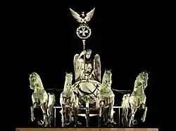 Quadriga op de Brandenburger Tor, Berlijn