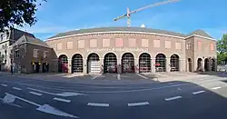 De brandweerkazerne aan de Edenstraat