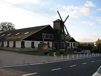 Voorkant van het bezoekerscentrum van de brouwerij