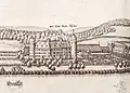 Kasteel Hehlen (Merian-ets, 1640)