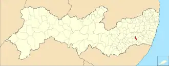 Kaart van Belém de Maria