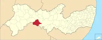 Kaart van Belém de São Francisco