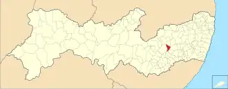 Kaart van Cachoeirinha