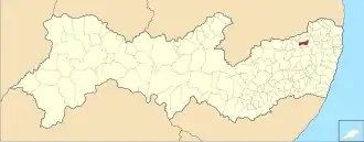 Kaart van João Alfredo