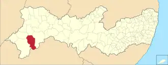 Kaart van Lagoa Grande