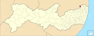 Kaart van Macaparana