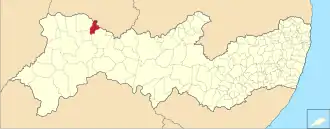 Kaart van Moreilândia