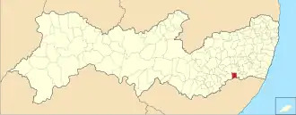 Kaart van São Benedito do Sul