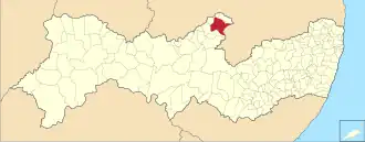 Kaart van São José do Egito