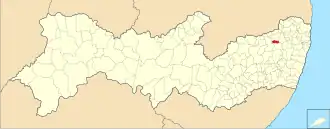 Kaart van Salgadinho